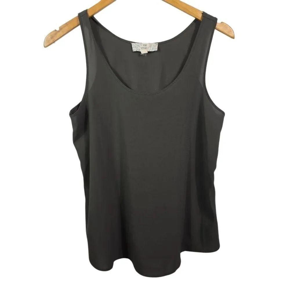 Pink Republic Charcoal Scoop Neck Tank Top Size M